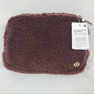 Lululemon Athletica Brown Faux Fur Belt Bag- NWT